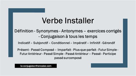 synonyme de installer|installé .